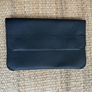 NWT Cuyana System Flap Bag black pebbled leather